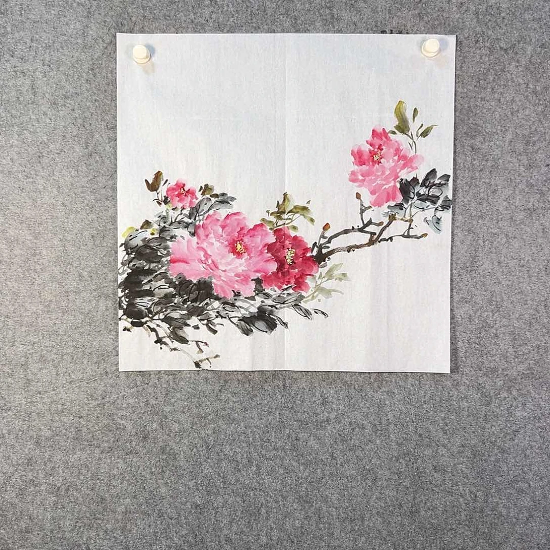 国画105 牡丹花等经济植物和花卉资源