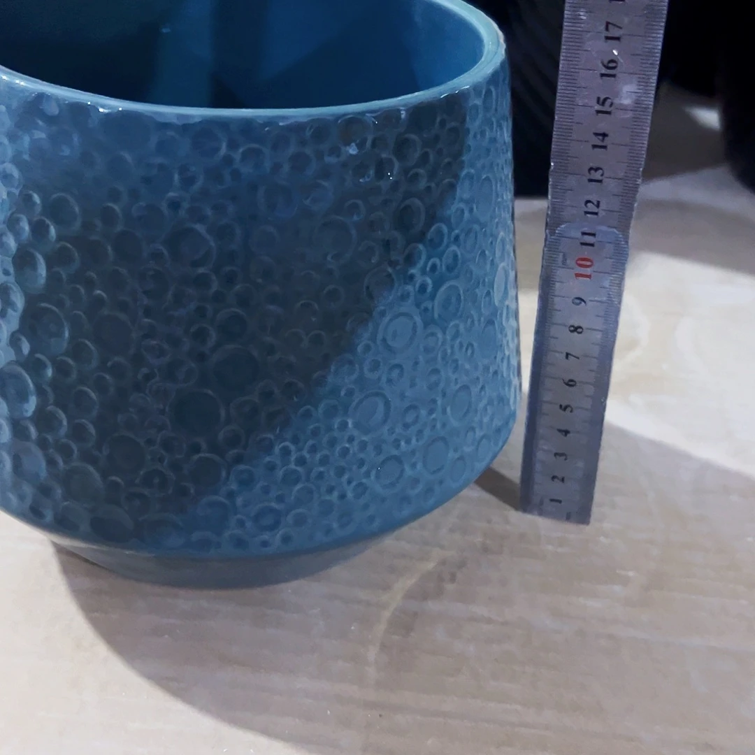 有孔外贸尾单陶瓷花盆凑单10米包邮