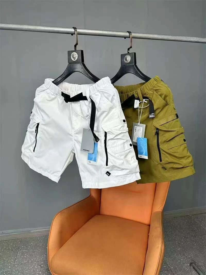 户外机能风夏季男士时尚多口袋工装运动休闲潮流五分短裤 853