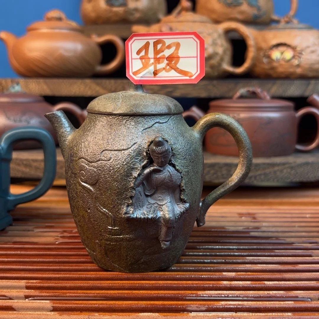 原矿老段泥190cc水月观音柴烧