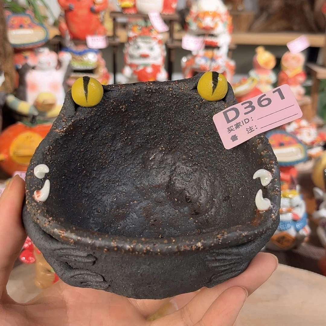 泥塑纯手工茶宠摆件