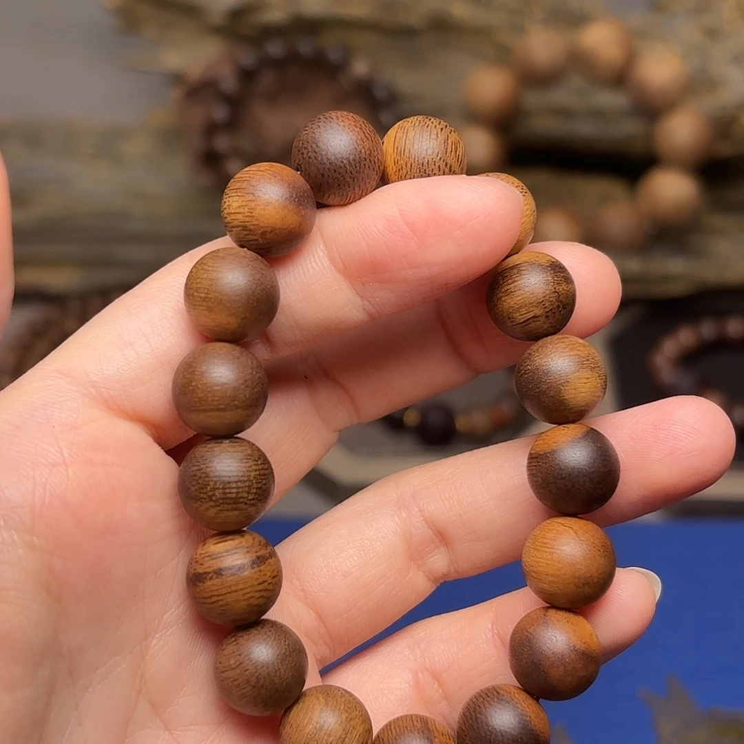 手串沉香越南芽庄红土白棋楠瘤疤1.2