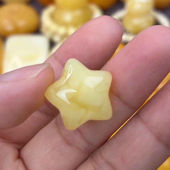 未镶嵌蜜蜡珠宝奇石星星
