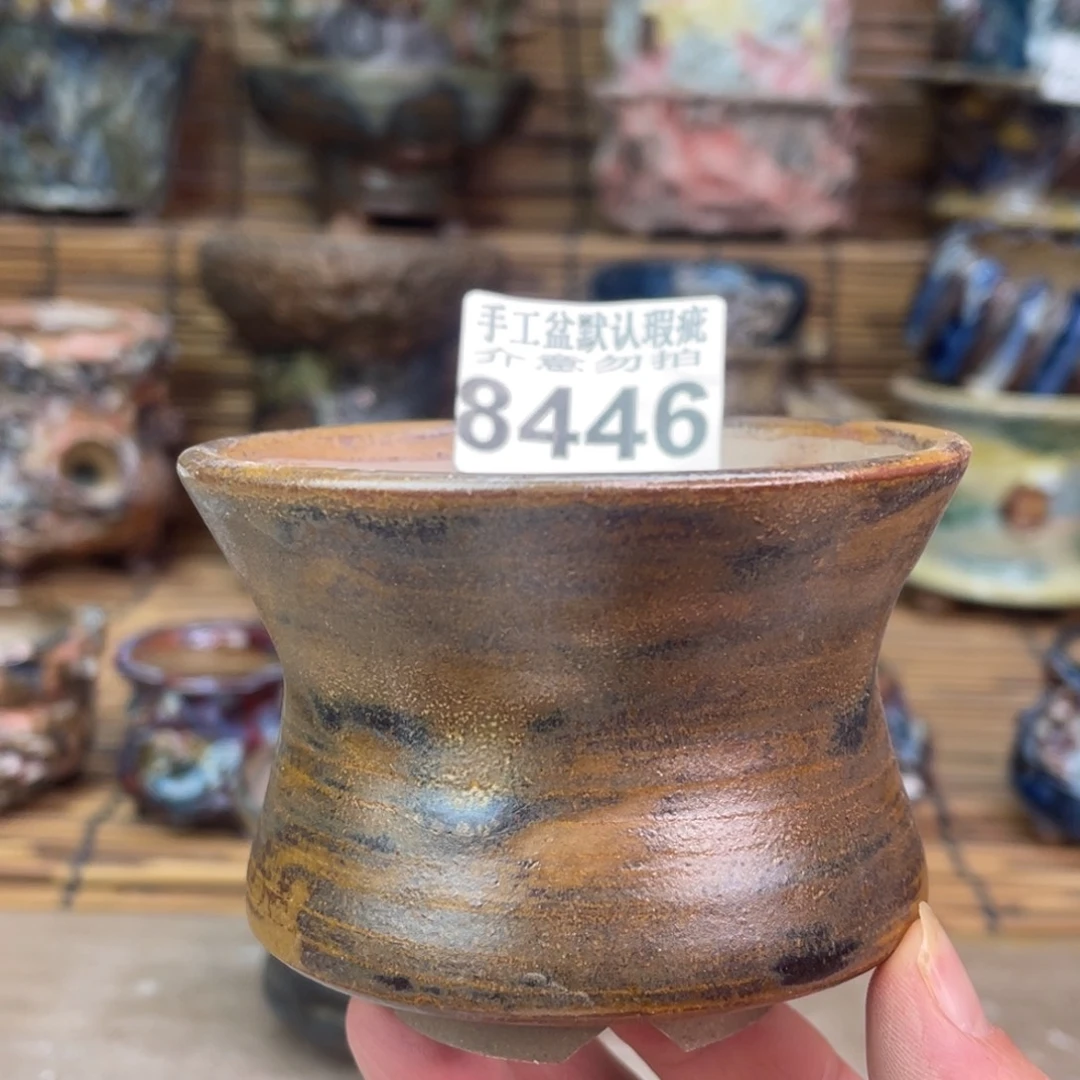 手工花盆默认瑕疵完美者勿拍