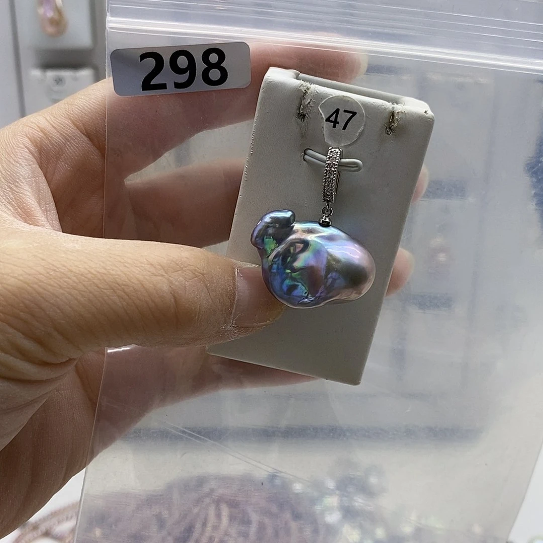 颈饰合金淡水珍珠