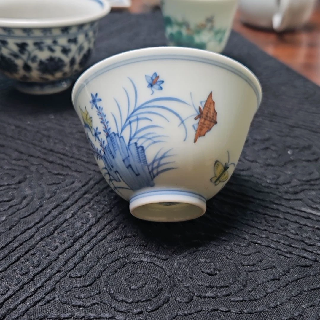 瓷摆件景德镇纯手工陶瓷杯