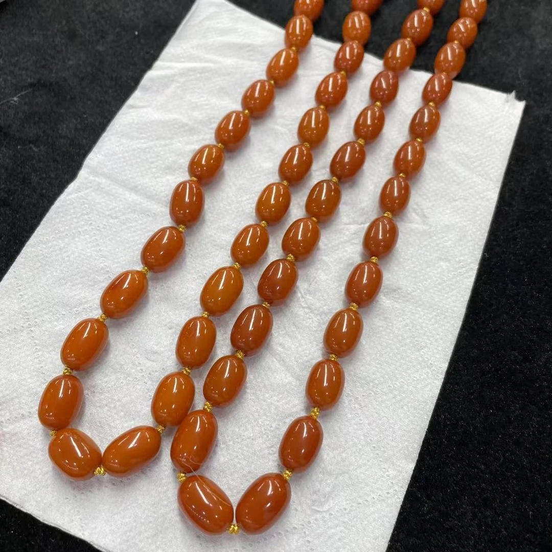 【玉经纶】31917/HQ37-蜜蜡珠链-多样性发其一