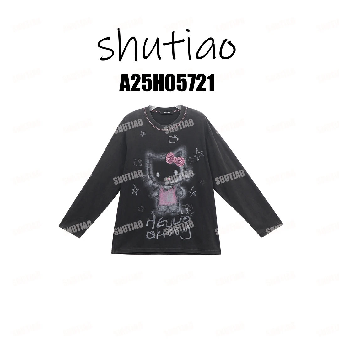 【SHUTIAO】2025秋冬：新款小众设计款T恤A25H05721