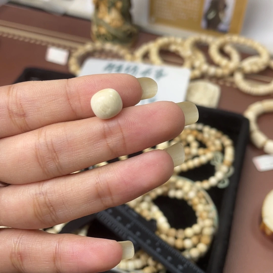 猛犸象牙手串/手链/手镯10*9老型单珠