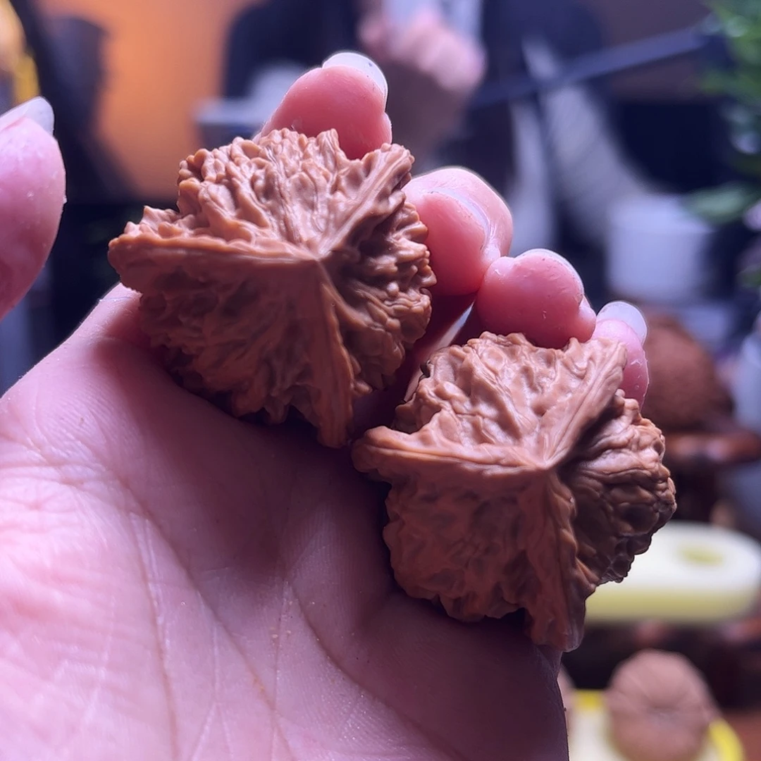 文玩核桃把件36尺正奔三棱38