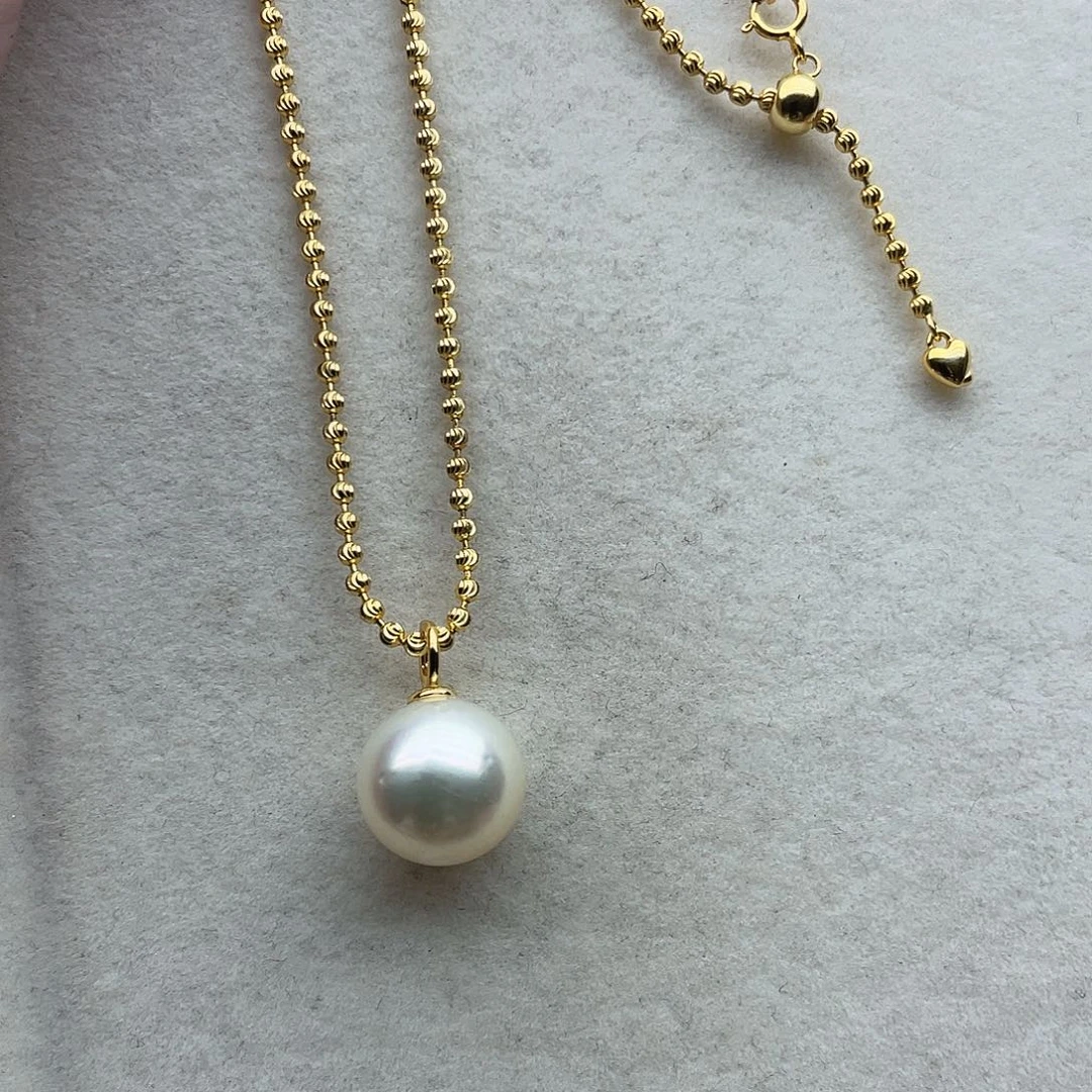 海水珍珠银S925镶嵌套链104