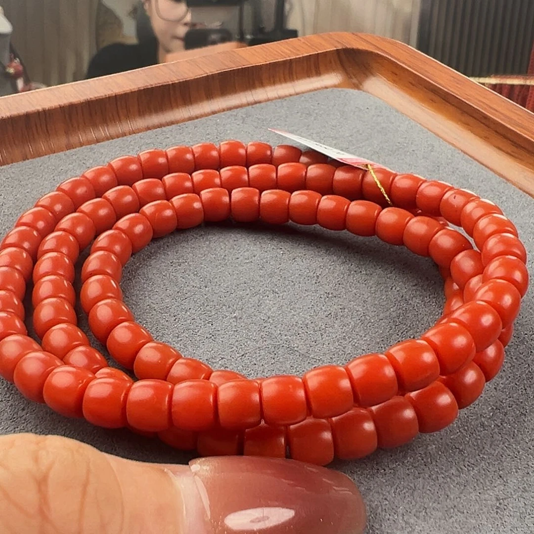 南红玛瑙多圈未镶嵌