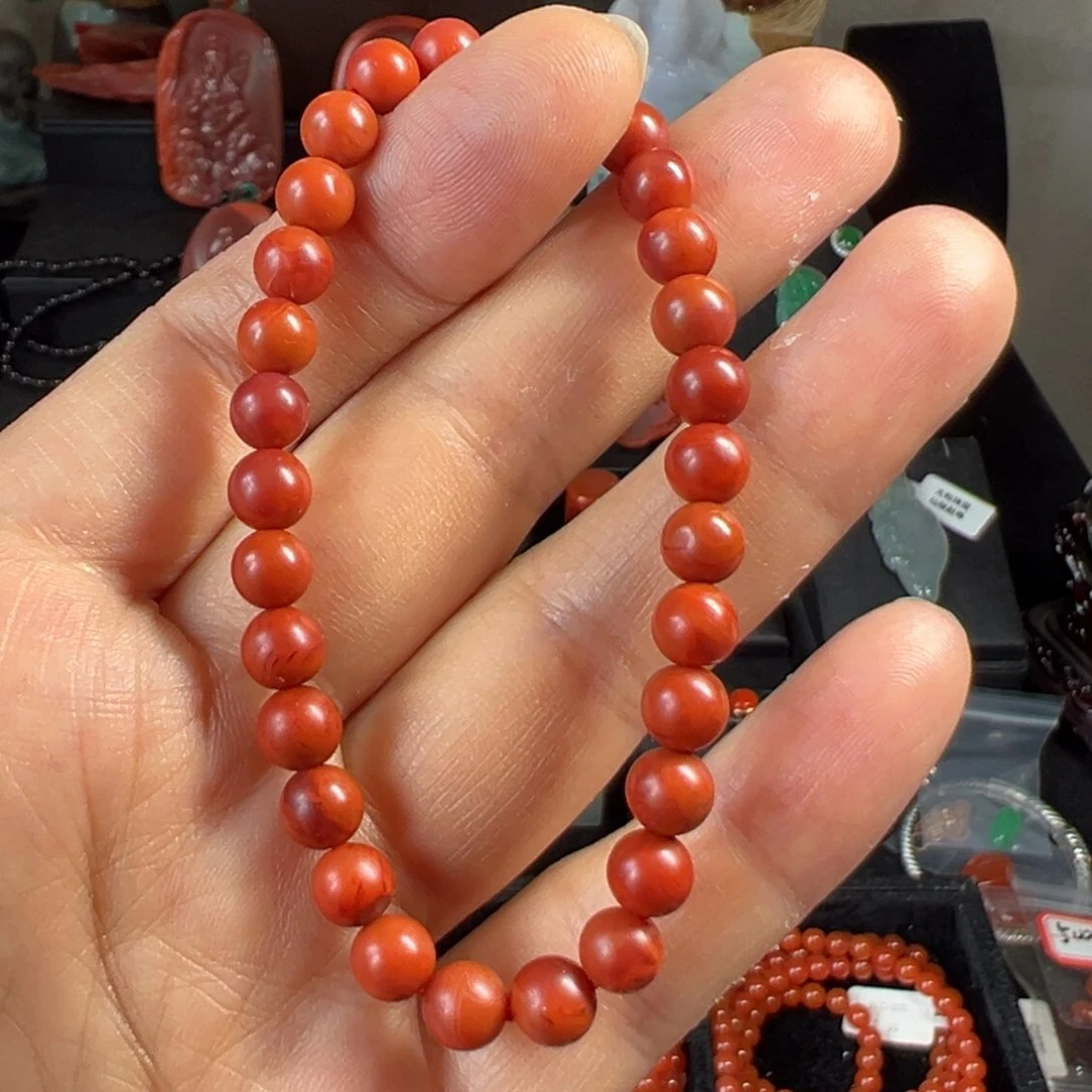 手串未镶嵌南红玛瑙
