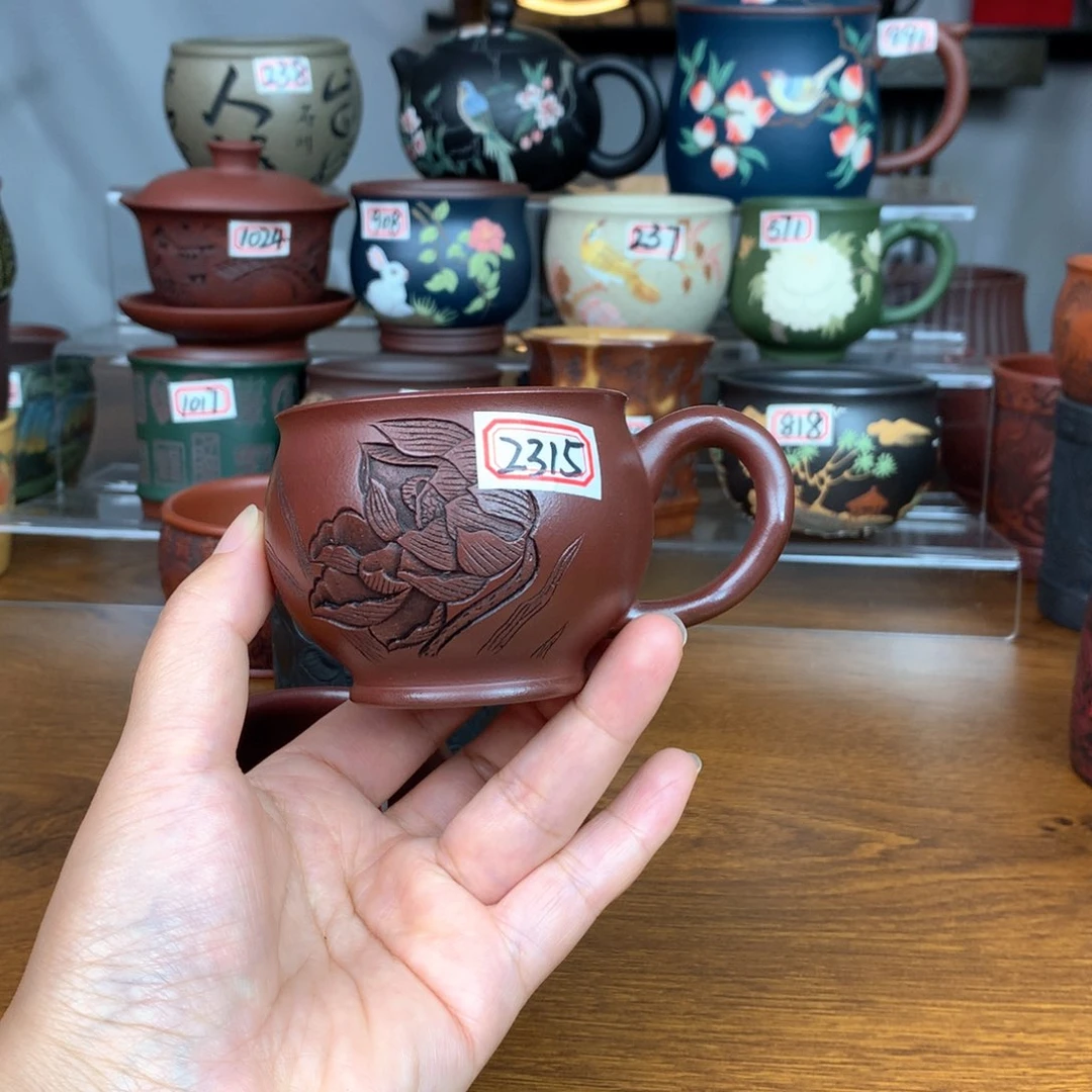 茶杯紫砂宜兴紫砂茶具