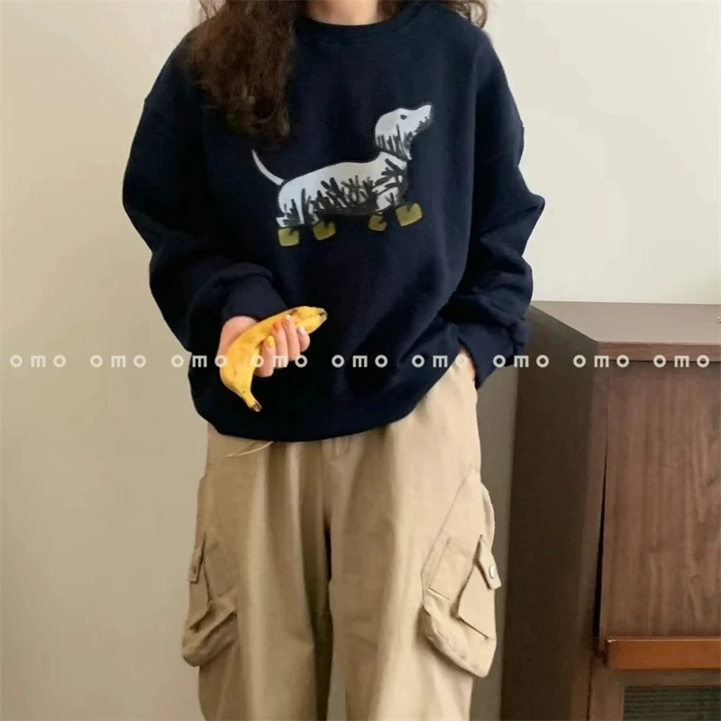 韩国代购25新款  穿鞋子的腊肠狗卫衣自留推荐
