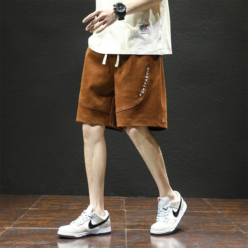 男士大码短裤夏季宽松潮流夏天外穿五分裤休闲直筒短裤男短裤