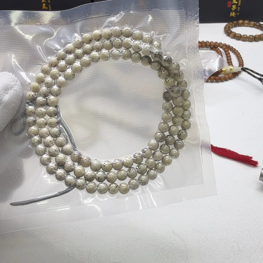 星月菩提吊坠22梵天糯冰大眼睛通体6圆108一物一图