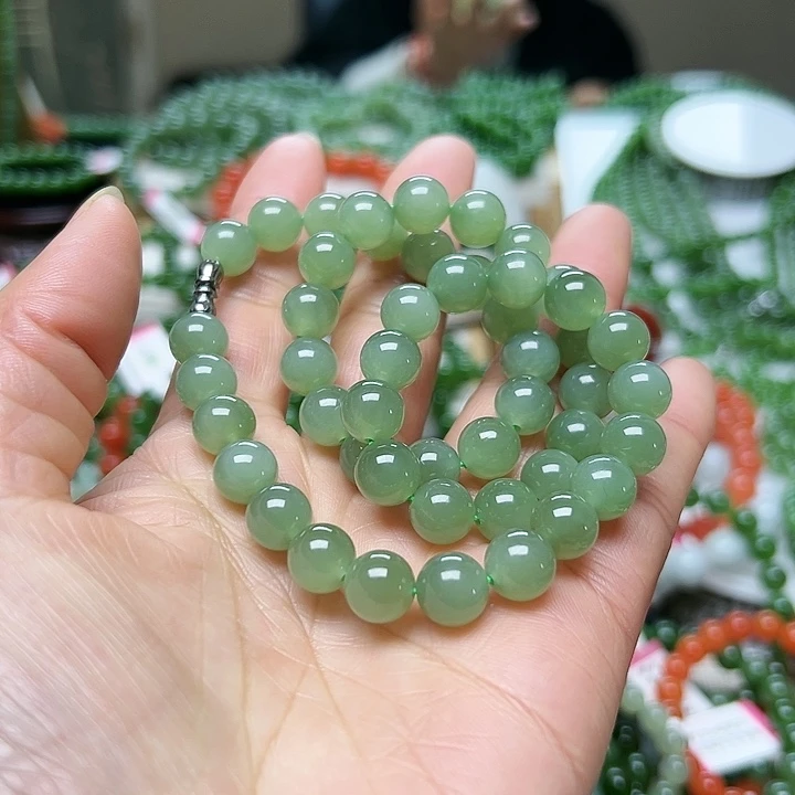 和田玉（碧玉）手串未镶嵌