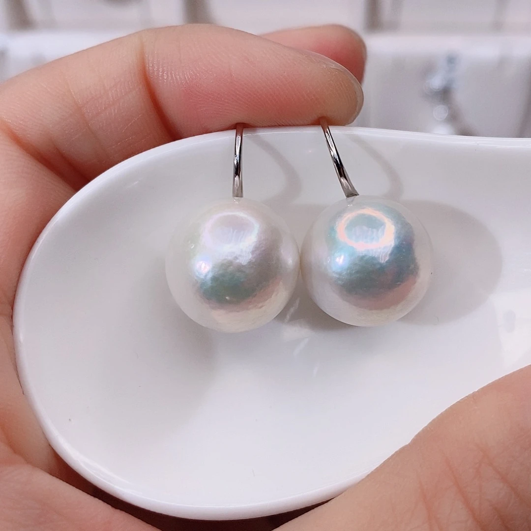 颈饰银S925镶嵌淡水珍珠