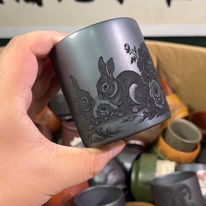 茶杯紫砂全手工紫砂主人杯
