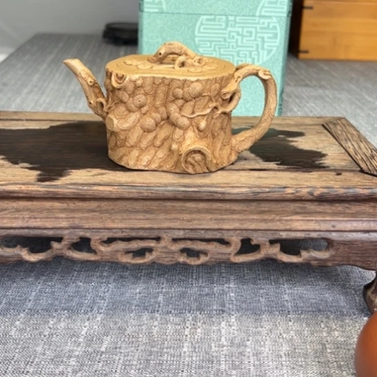 天***头紫泥茶壶宜兴紫砂