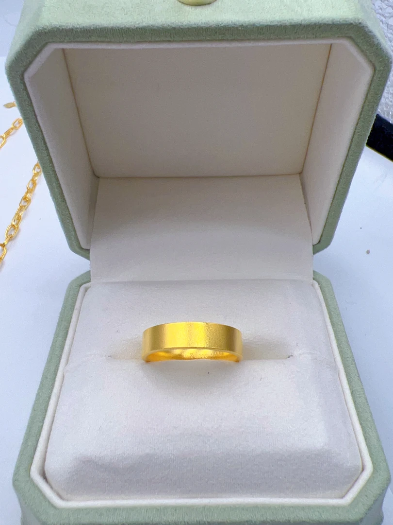 足银戒指 足银戒指指环古法磨砂平面戒指时尚情侣素戒传承简约