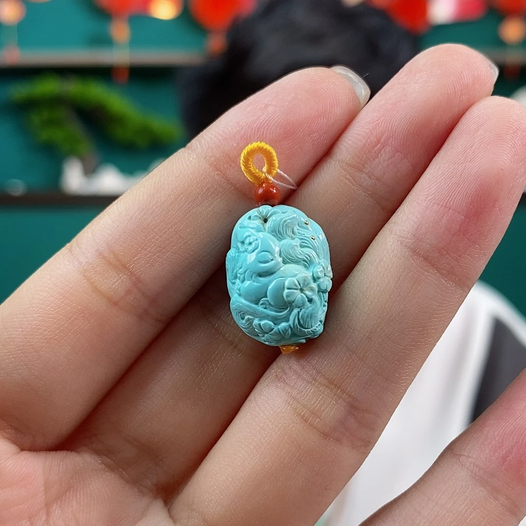 绿松石珠宝奇石未镶嵌