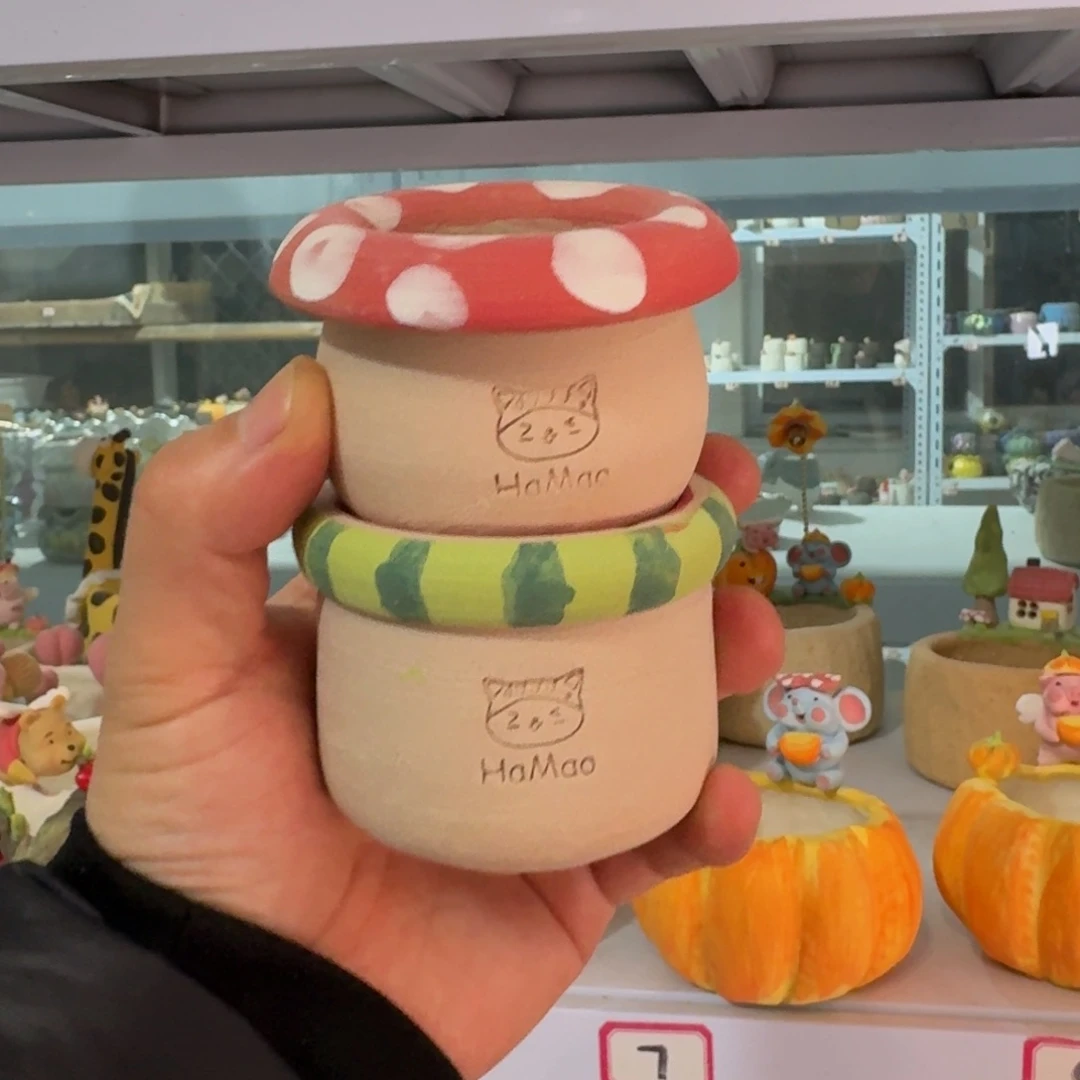 厂家直销手工花盆摆件