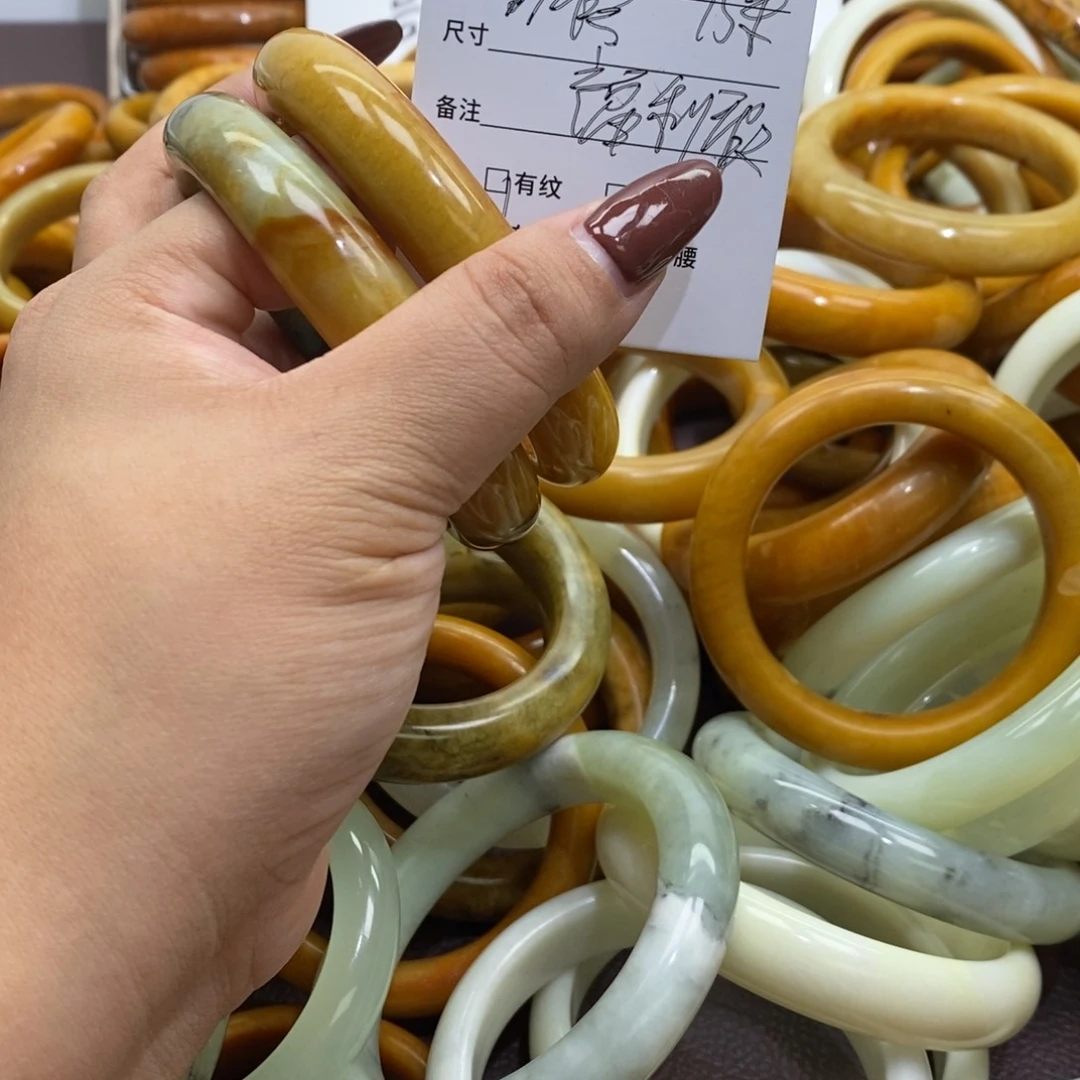 合金蛇纹石玉手镯