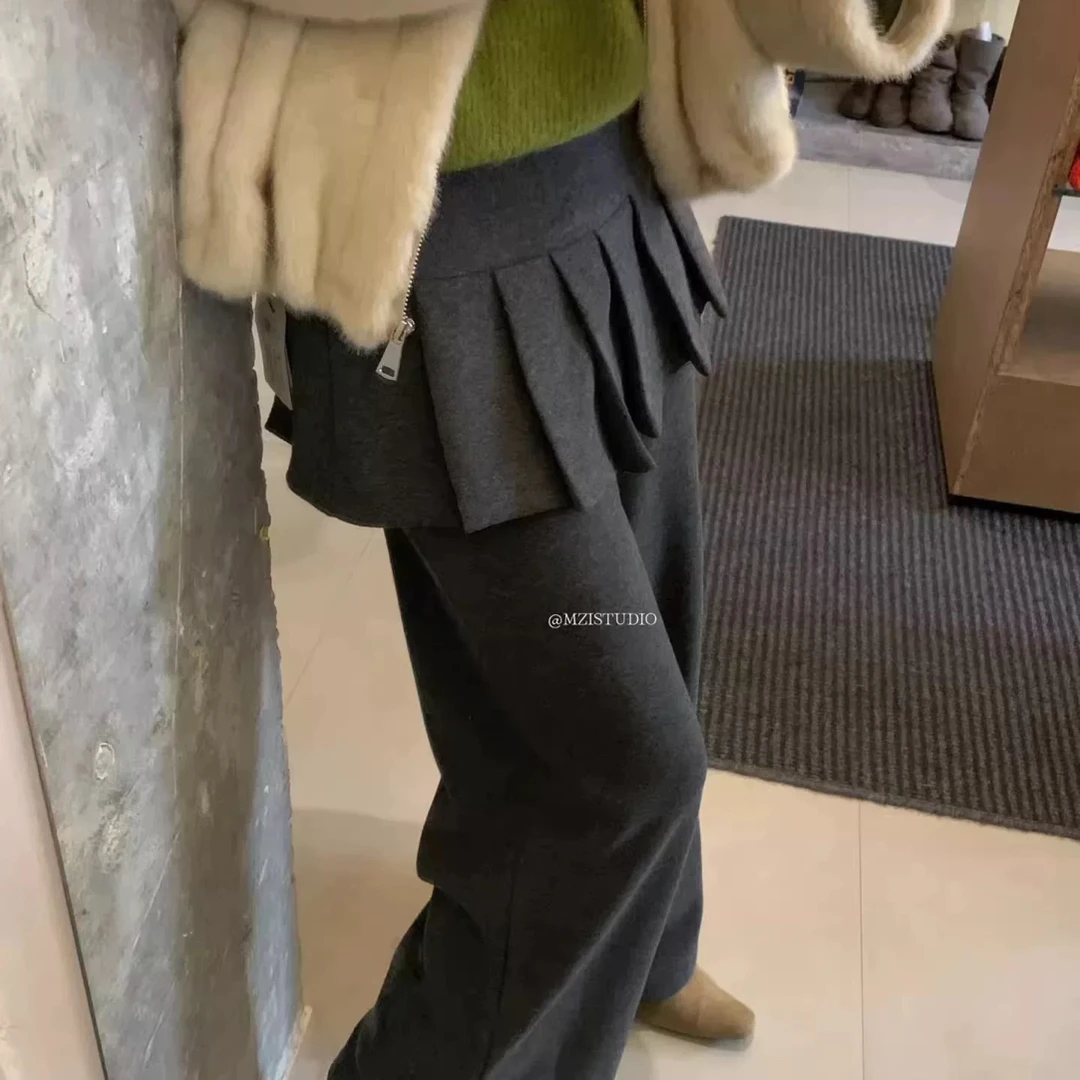 十三行糯米裤 整款链接裤子