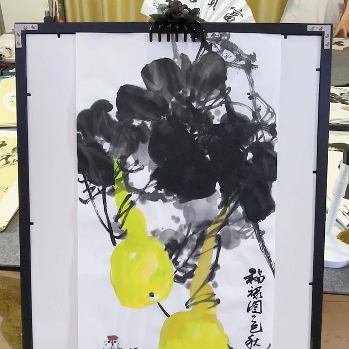 国画张圣敏先生纯手绘作品