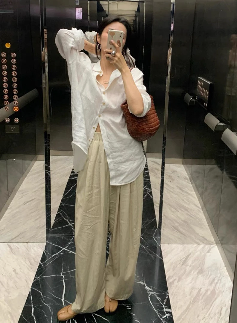 山本裤夏季新赵露思同款休闲裤甜美可爱风格春游出行衣裤高质感