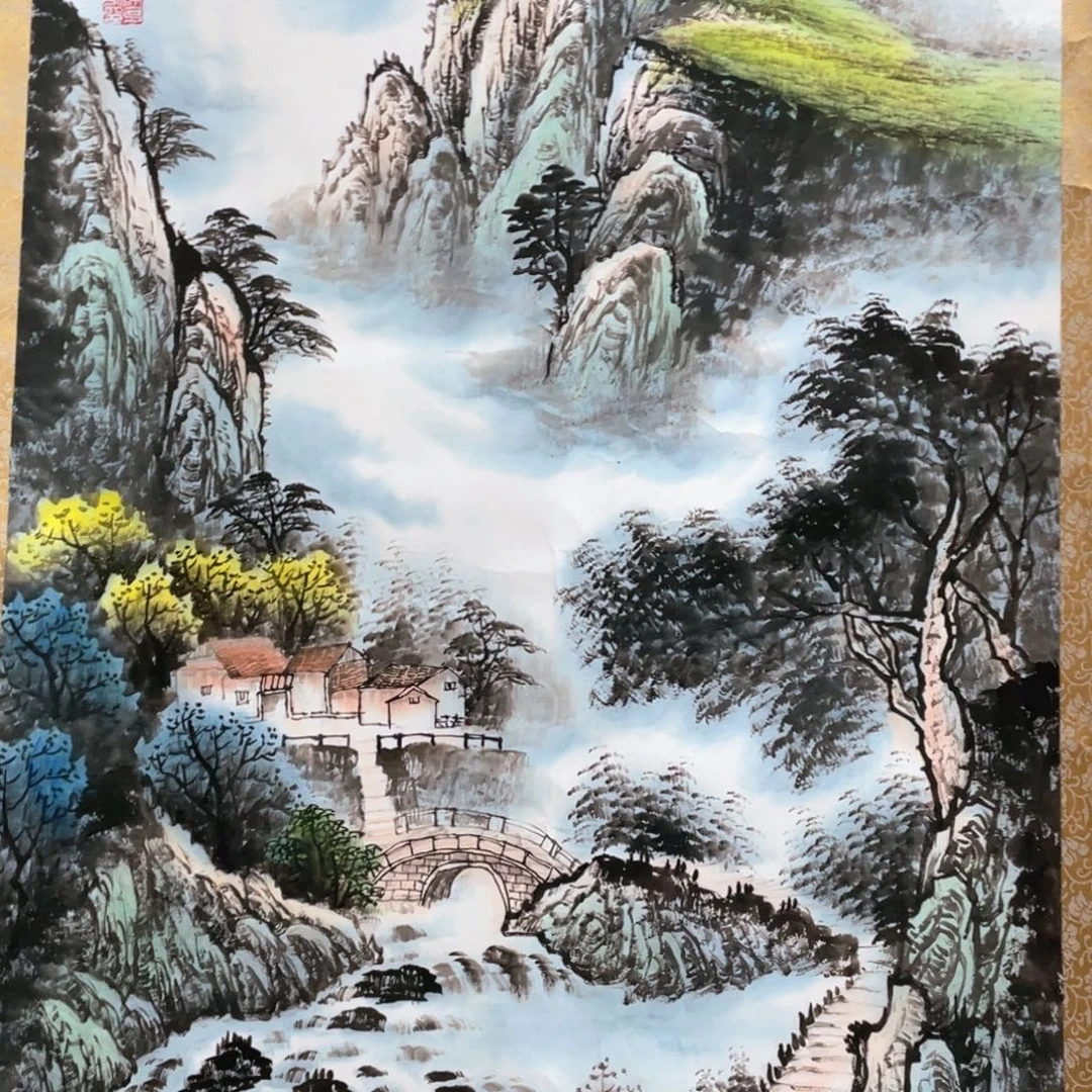 国画老师手笔手绘作品w