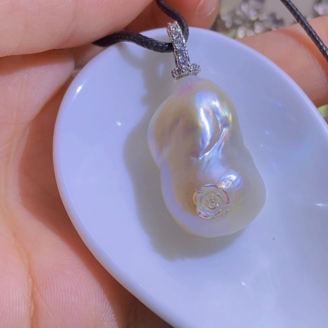 合金淡水珍珠天然珍珠无染色，无优化