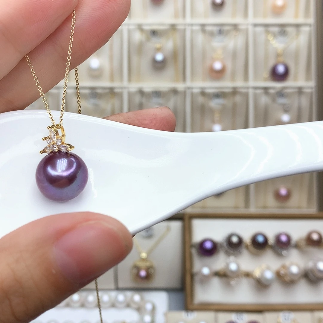 淡水珍珠颈饰合金