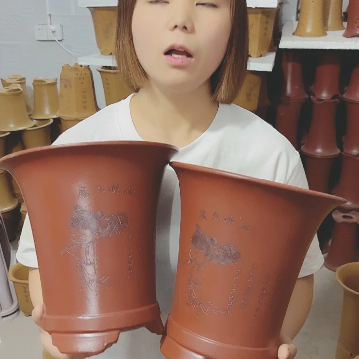 紫砂花盆宜兴紫砂精品花盆