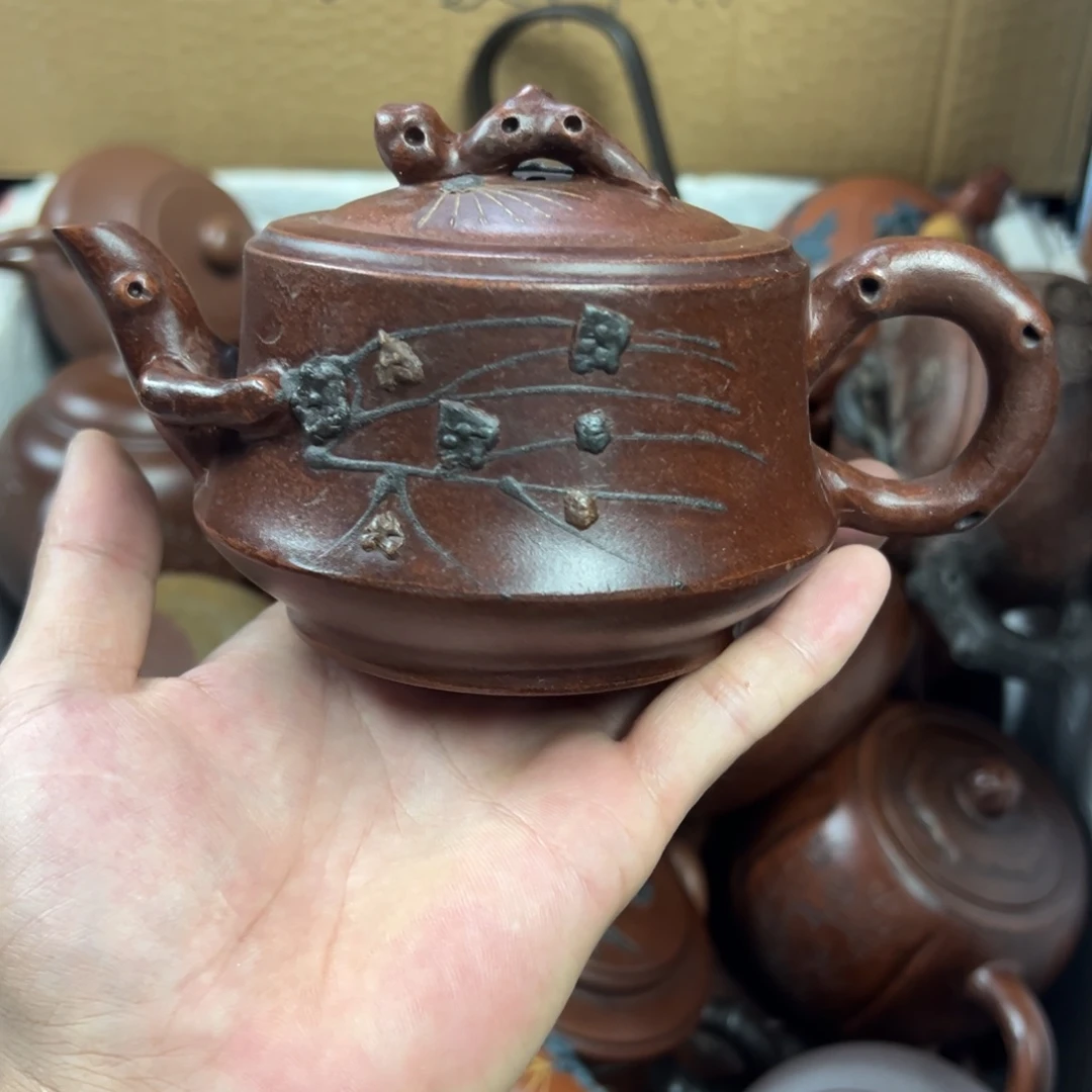 紫砂茶壶宜兴原矿紫砂壶300毫升容量