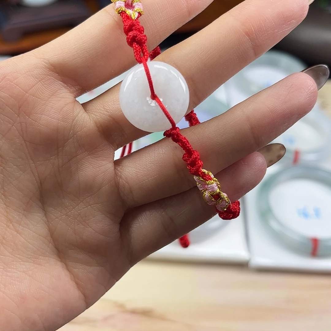 翡翠未镶嵌手链手串