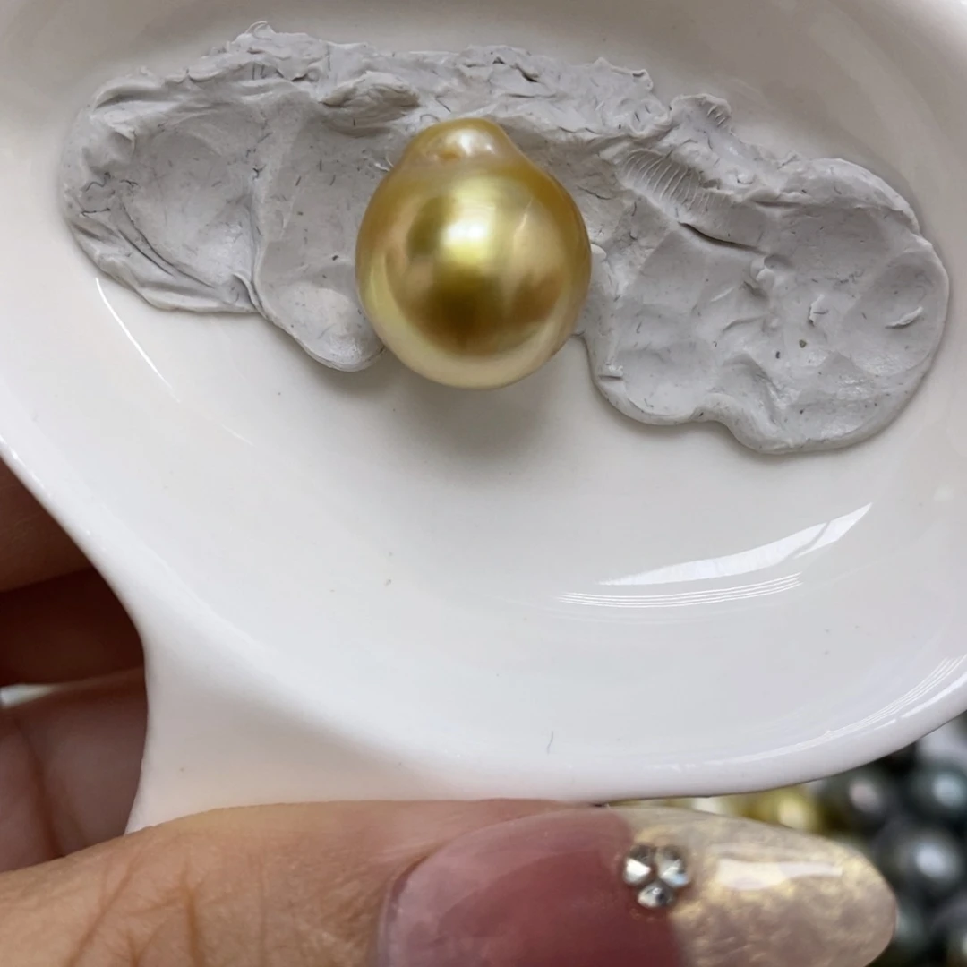 未镶嵌海水珍珠裸珠随*