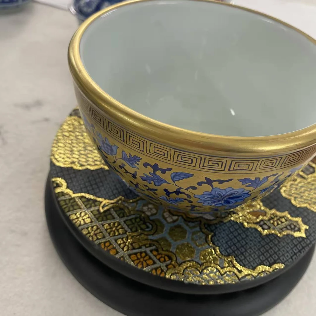 云巅汇 福利 金地 青花 缠枝 缸式水洗