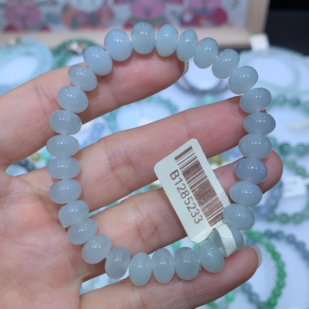 翡翠未镶嵌手链天然