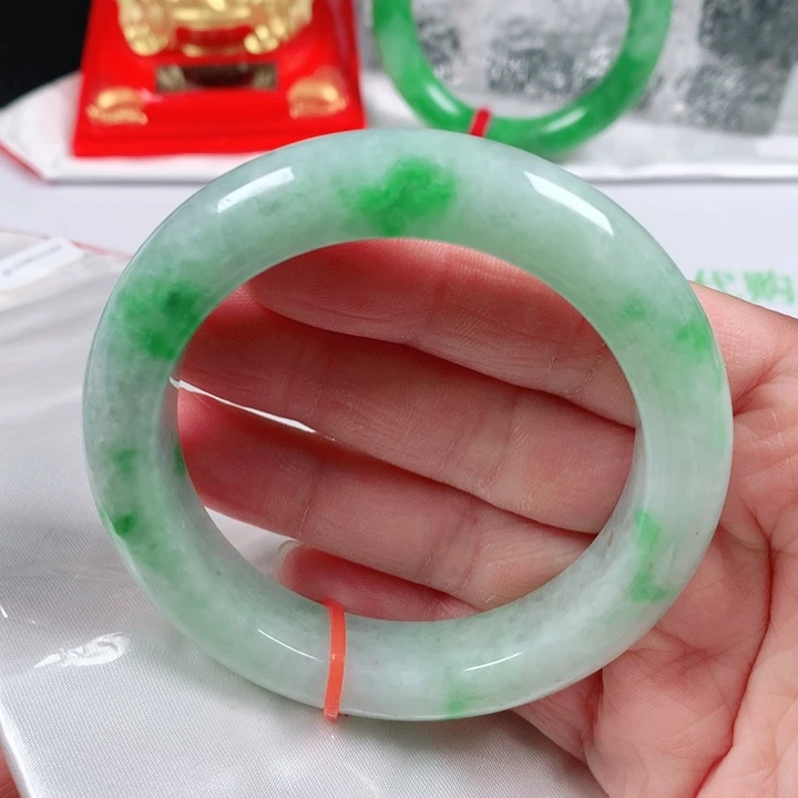 未镶嵌手镯翡翠  编号0164 正圈54+ 福利镯