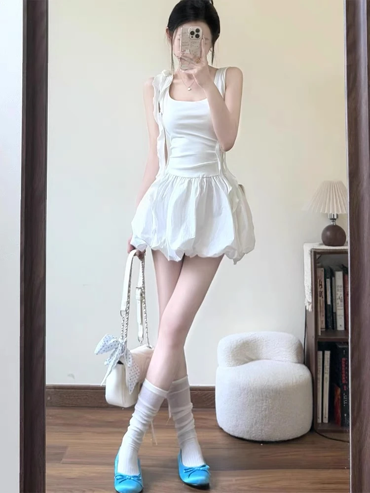 【静哥女装】夏季纯欲小众百搭修身显瘦长袖性感收腰时尚针织辣妹