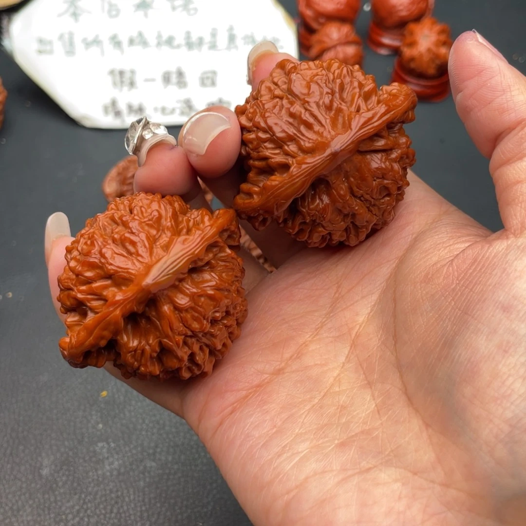 文玩核桃把件官帽