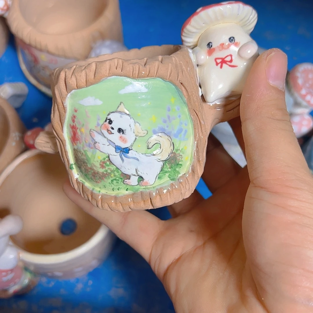 清仓老梧家的手工多肉花盆