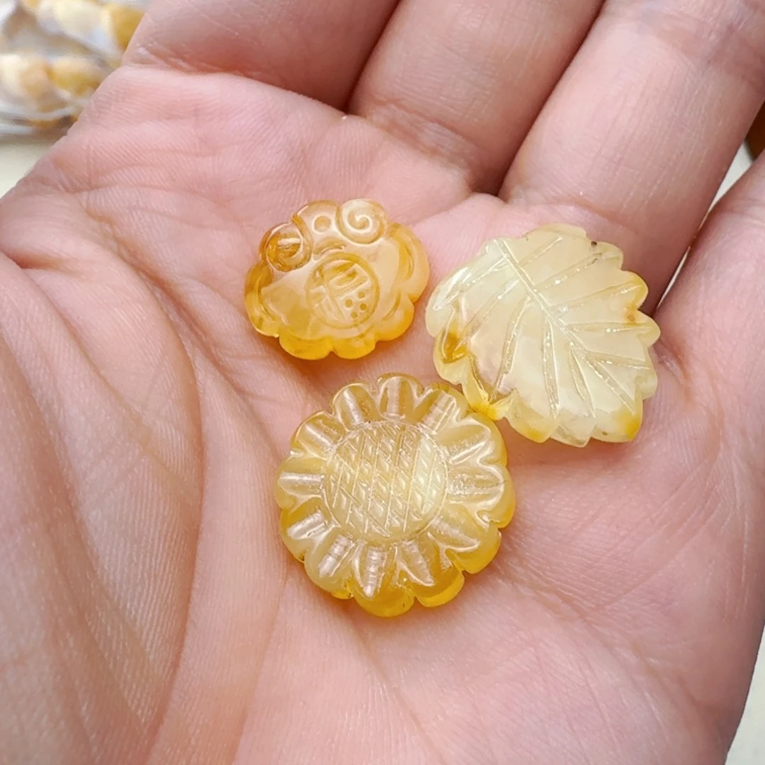 未镶嵌蜜蜡珠宝奇石微粉