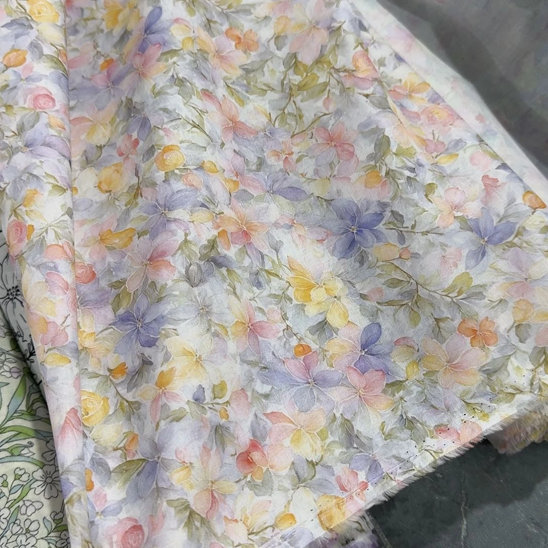 纯棉60支巴厘纱1米价X1.4米宽D深