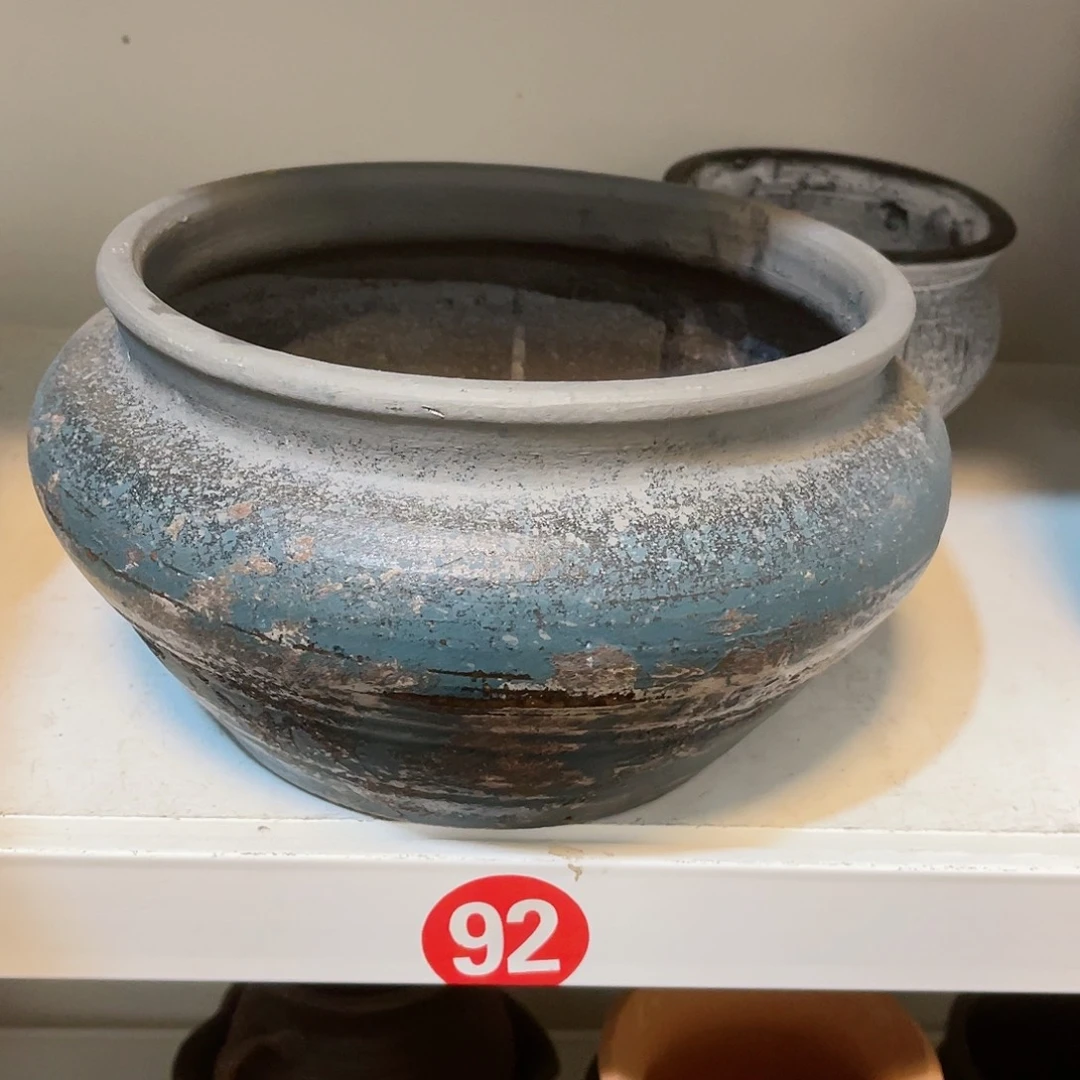 红陶无孔无孔口径23高度15