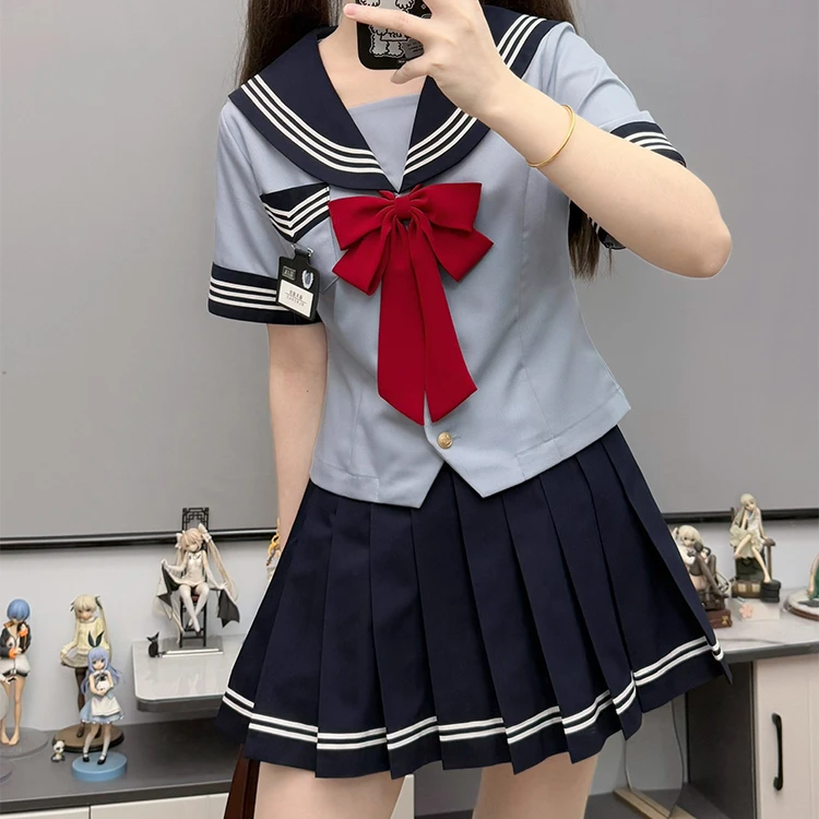 【夏一站】零度句号原创jk制服正版水手服日系校供感学院风套装