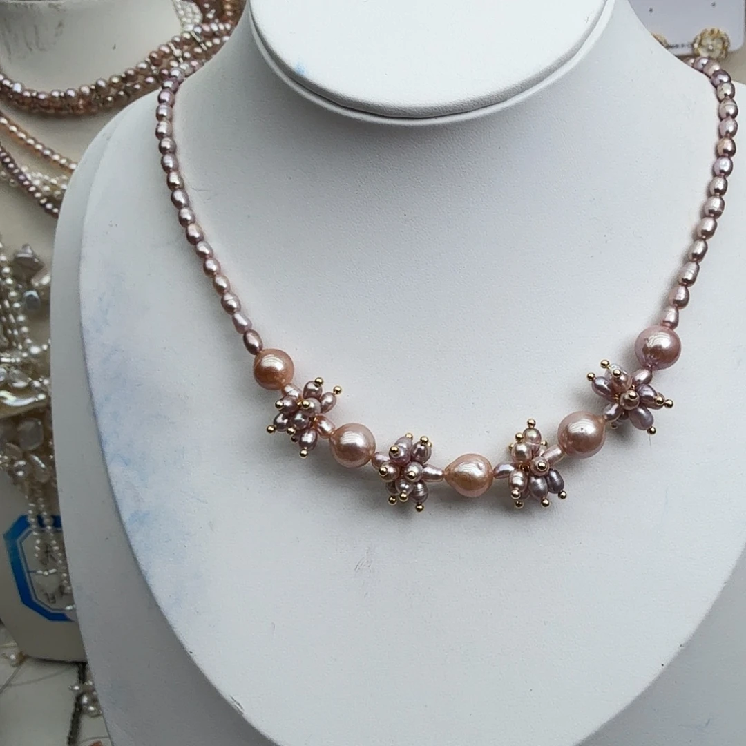 颈饰未镶嵌淡水珍珠